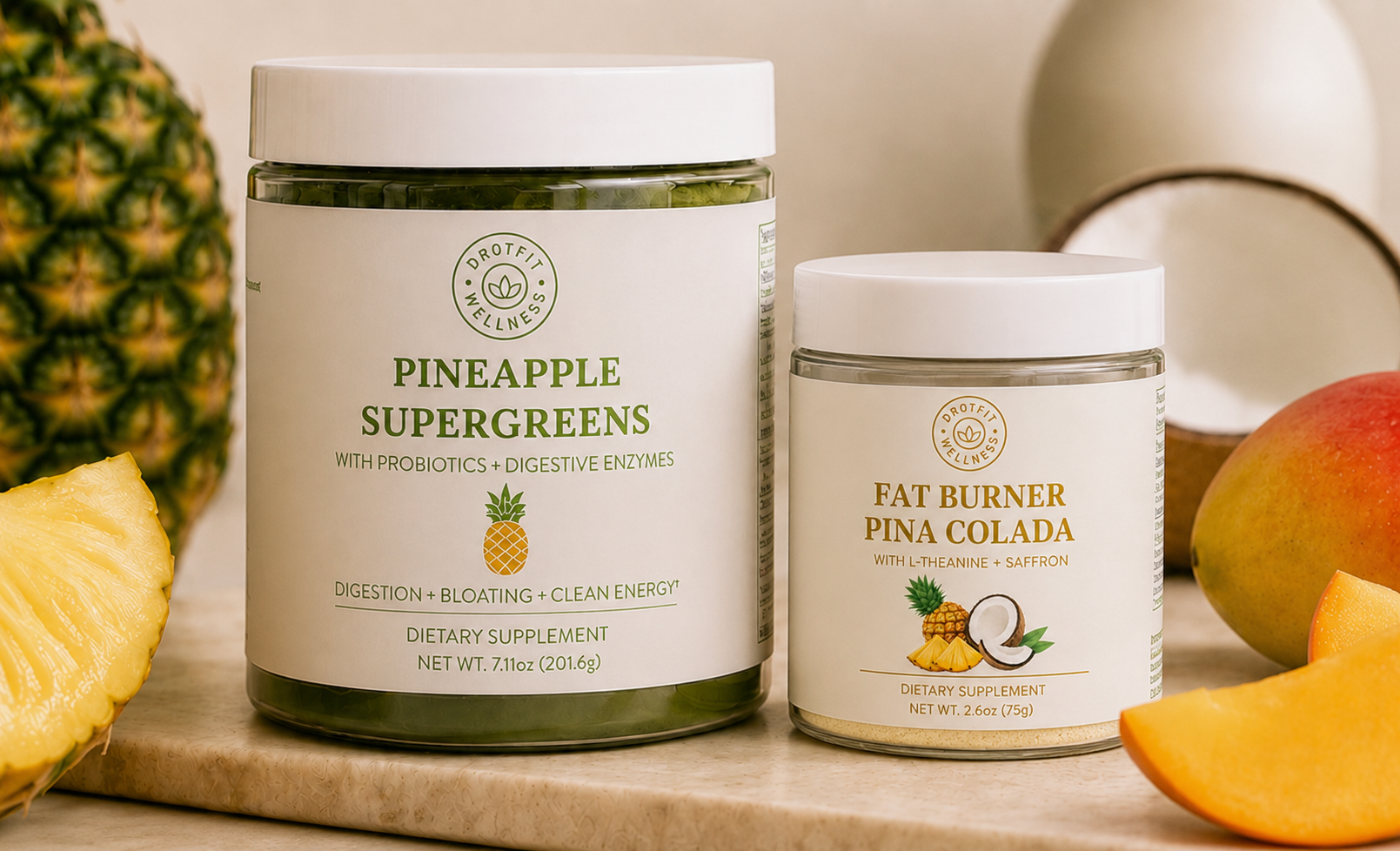 Greens and Pina Colada Fat Burner Bundle
