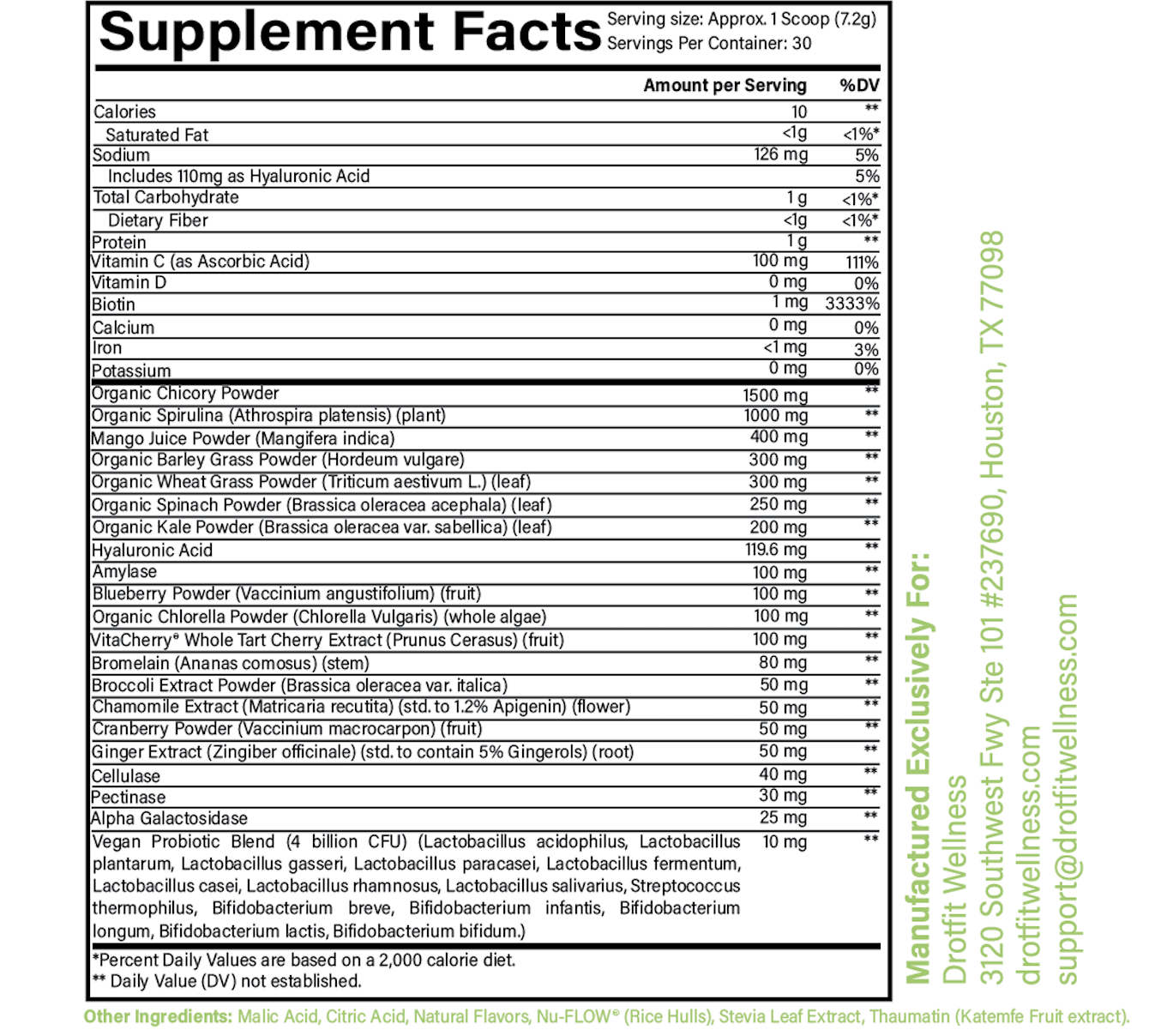 Drotfit Wellness Stack